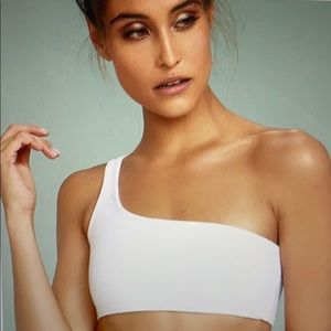 KAOHS White off the Shoulder Bikini atop